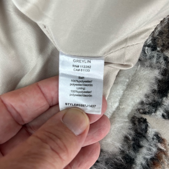 GREYLIN Plaid Cropped Jacket Size Small - Picture 7 of 10